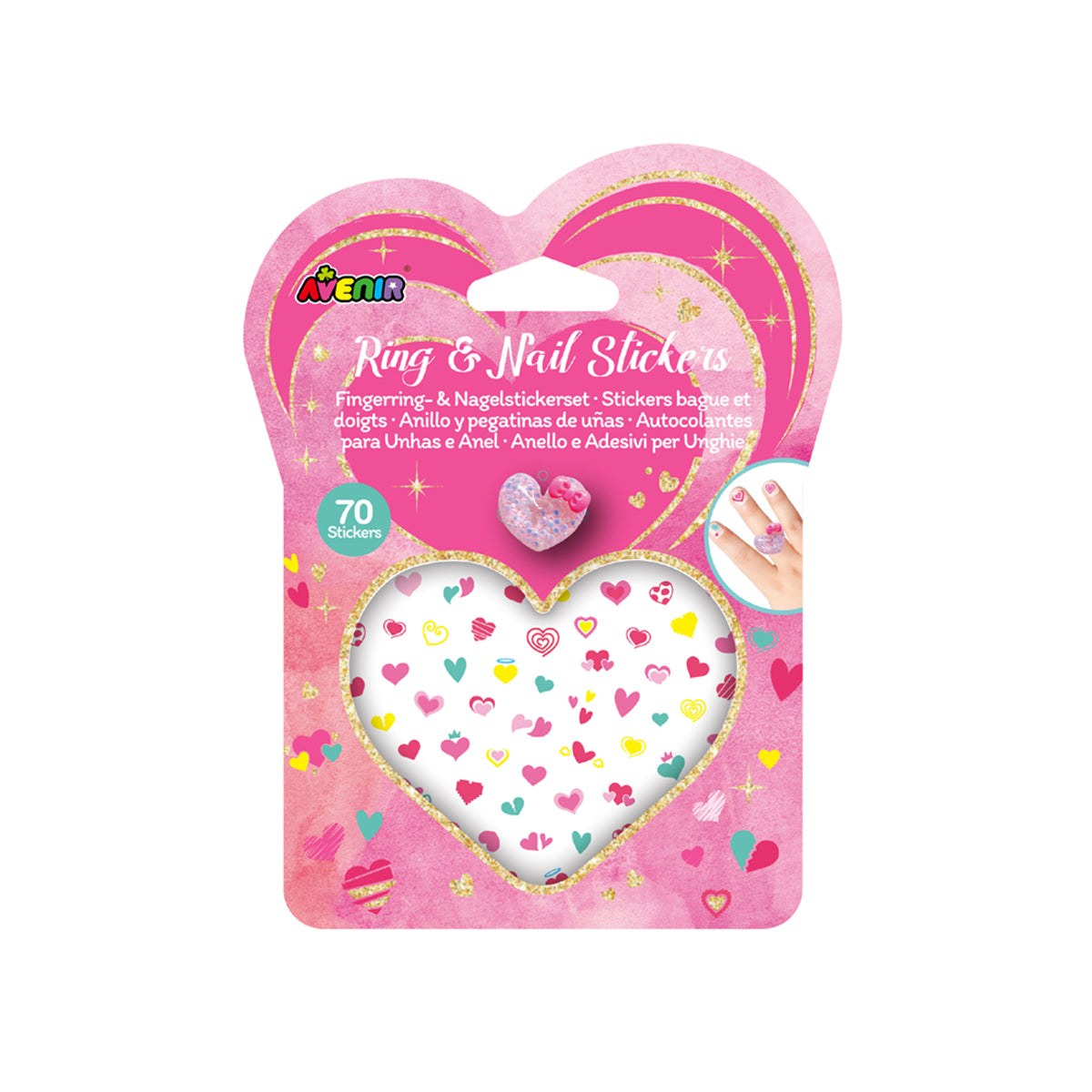 Avenir Fancy Me Ring and Nail Stickers