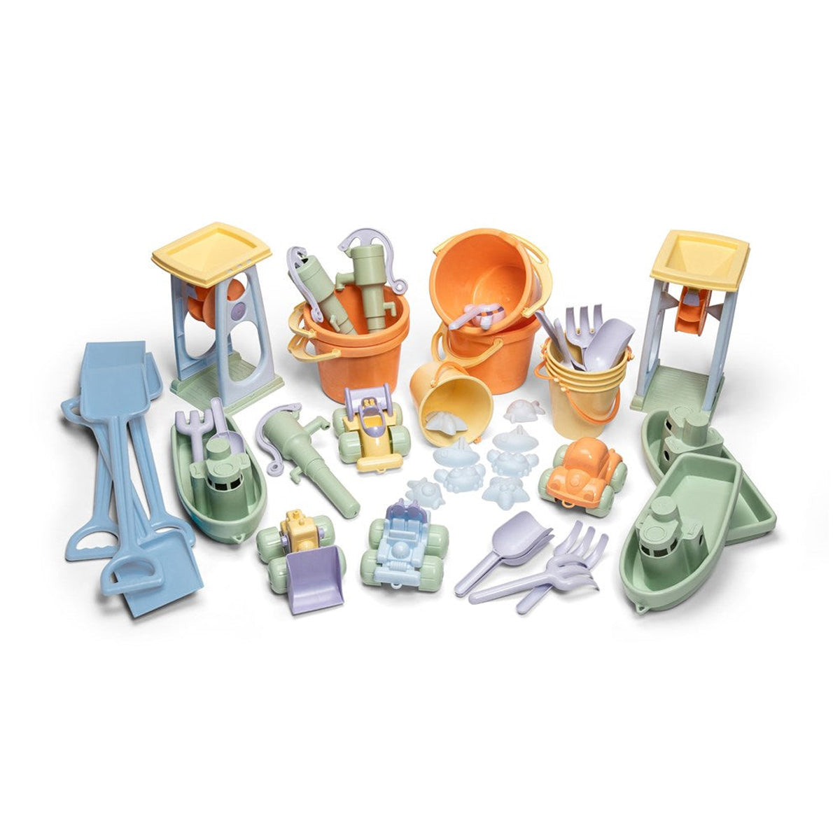 Dantoy Pastel Recycled Sand Set 45 pcs