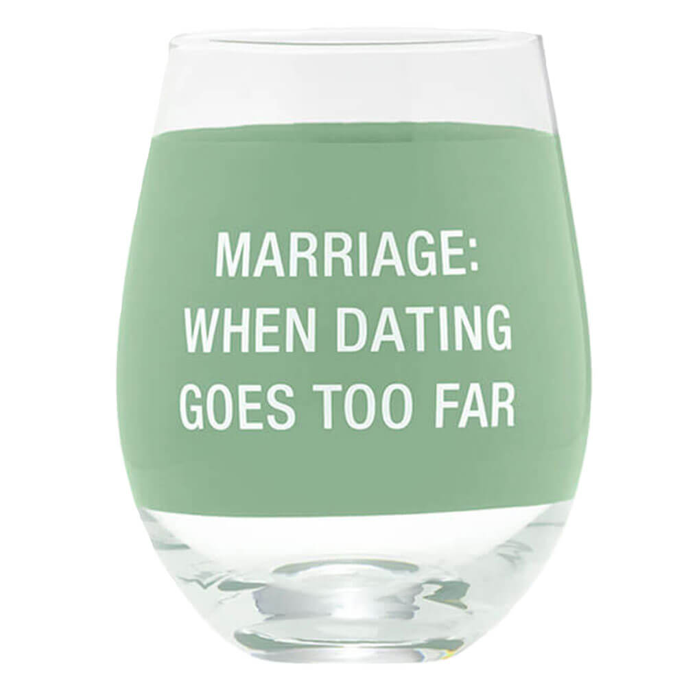 Say What Wine Glass 470mL