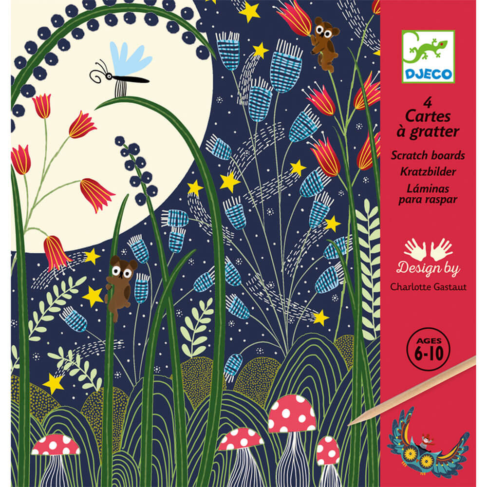 djecoスクラッチカード(4枚のカードのパック)