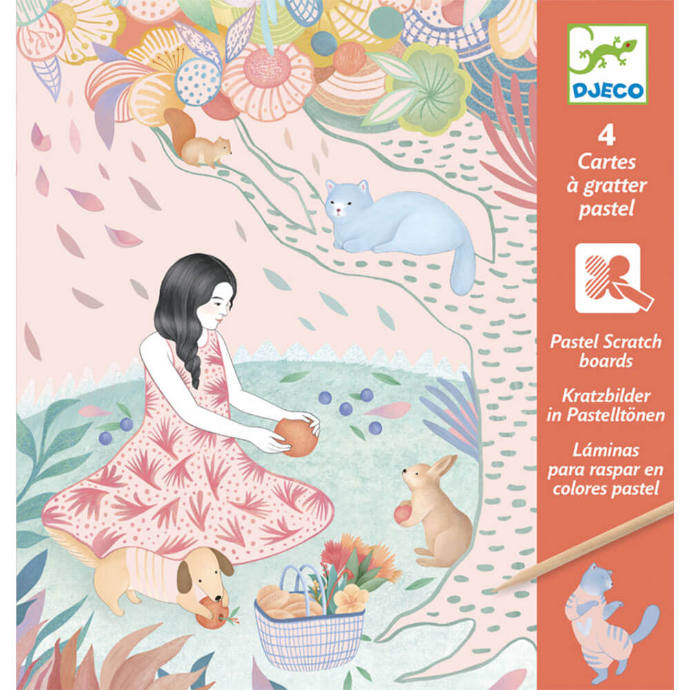 djecoスクラッチカード(4枚のカードのパック)