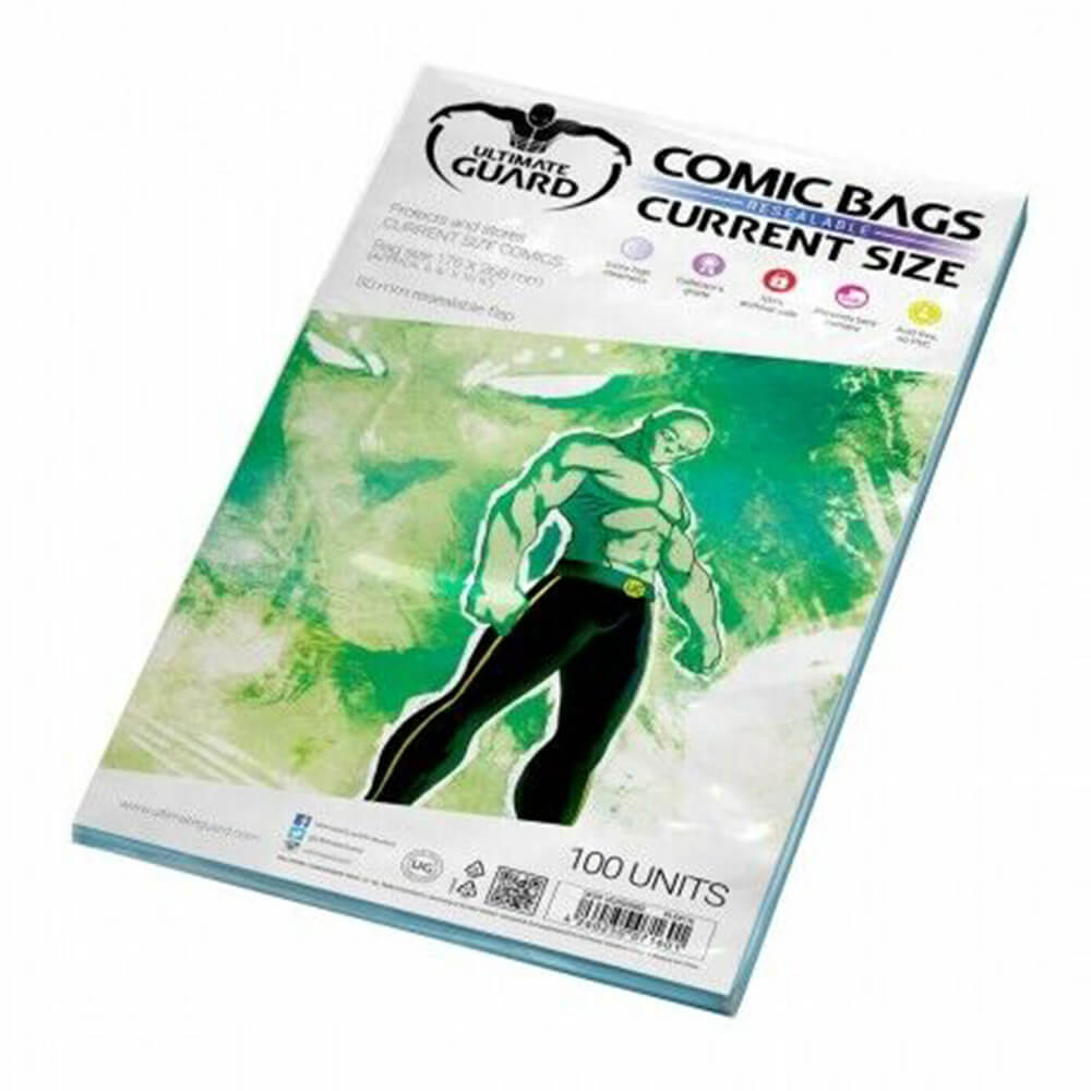 Ultimate Guard Comic Bags Resealable 100pk