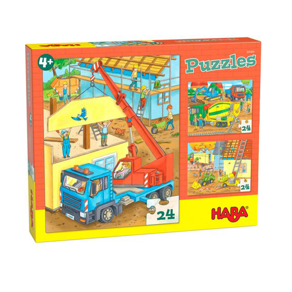 Haba Puzzles with 3 Designs 24pcs