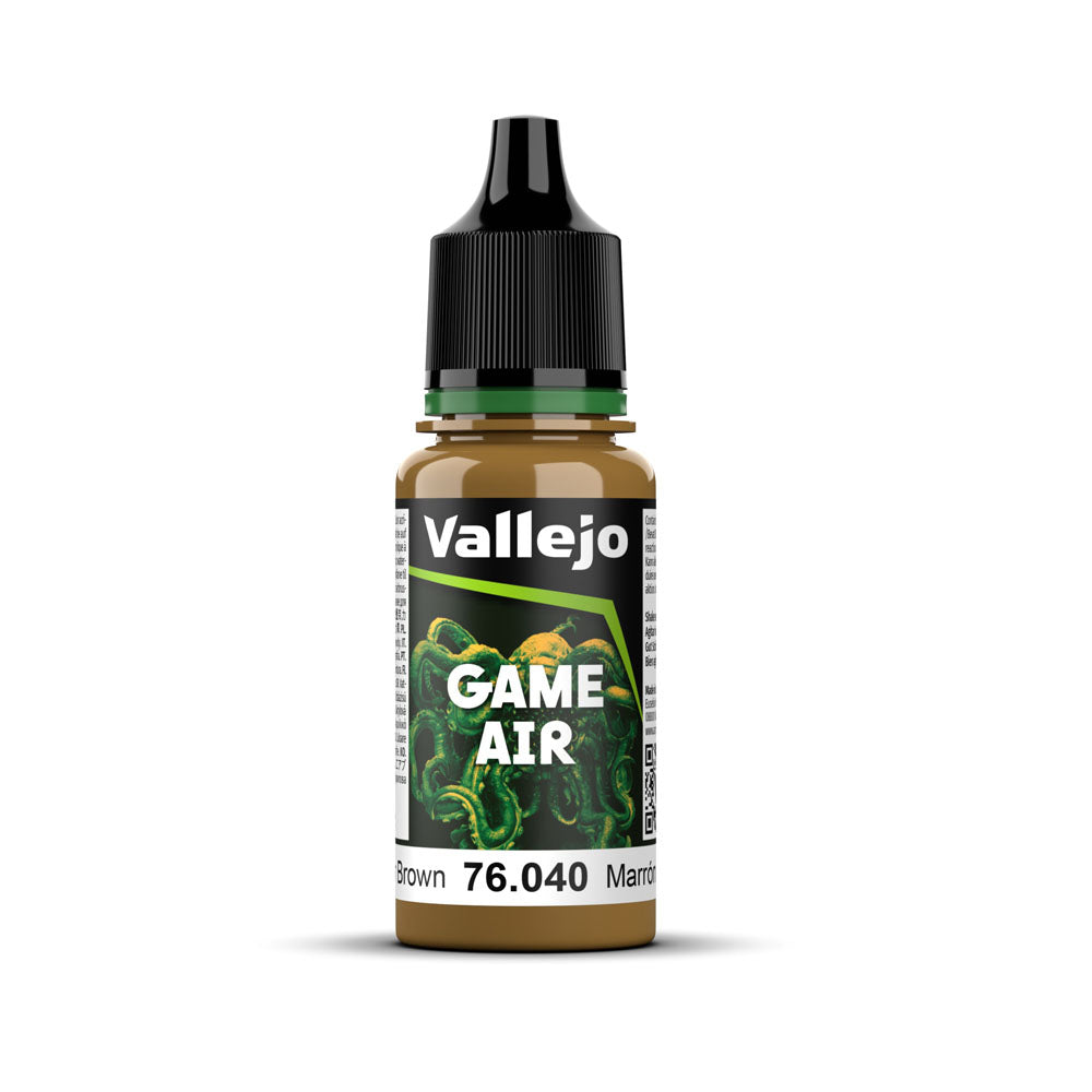 Vallejoゲームエアアクリルペイント18ml(茶色)
