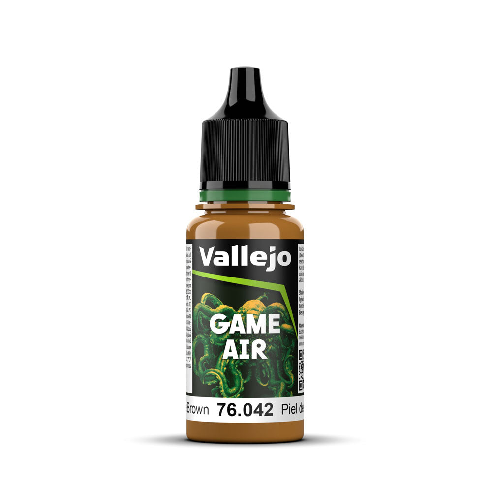 Vallejoゲームエアアクリルペイント18ml(茶色)