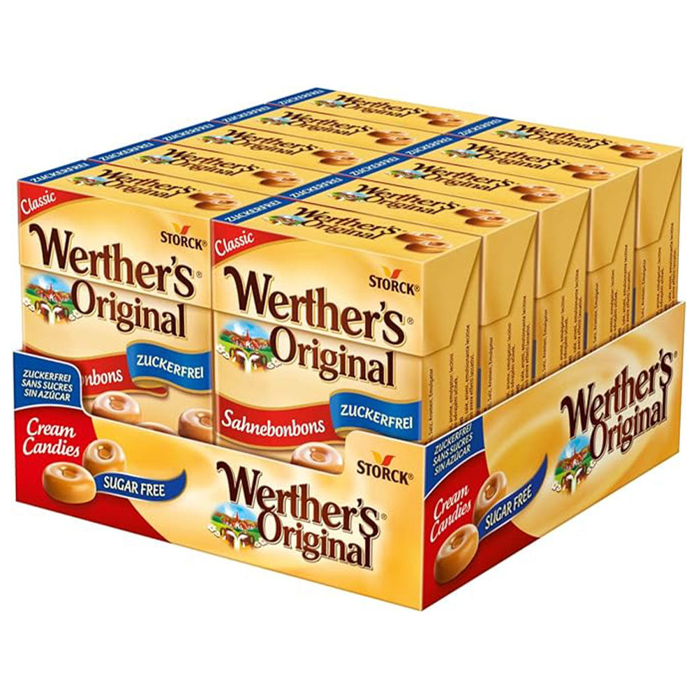 Werthers Original Sugar Free Cream Candies (10x42g)