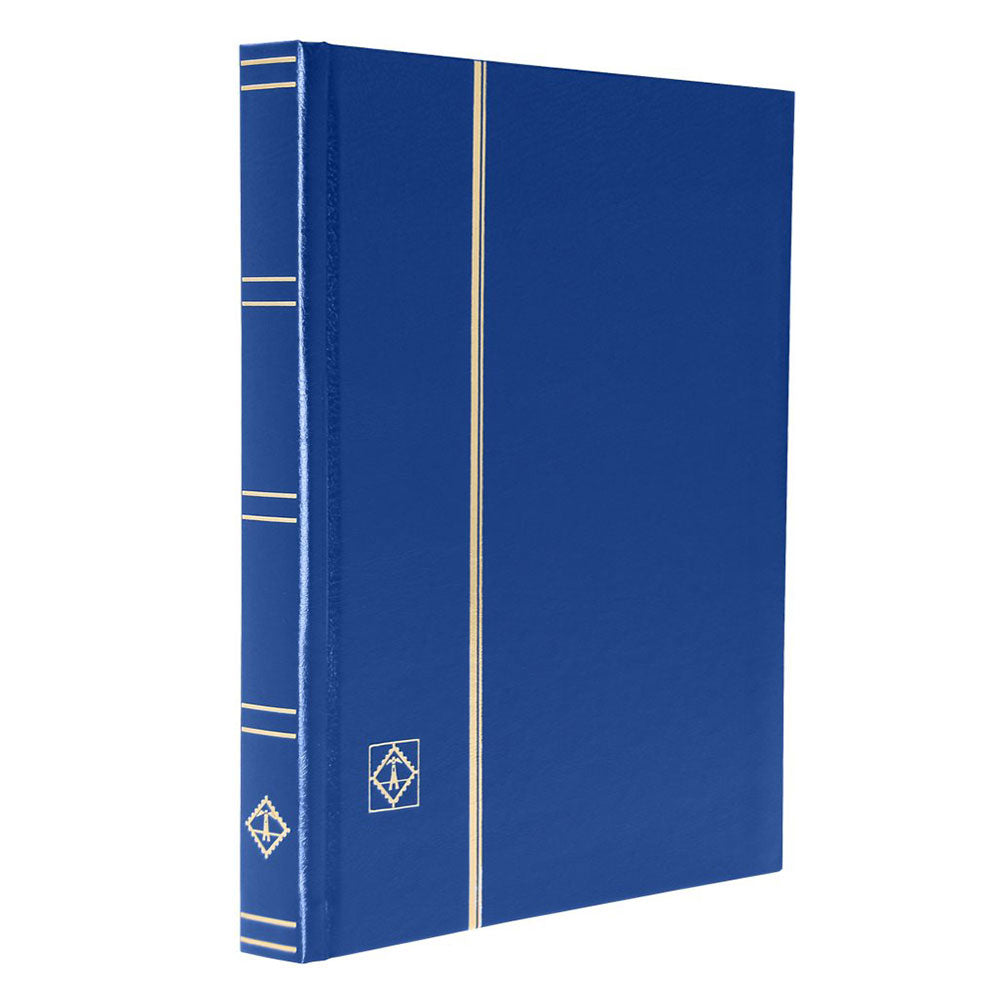 Basic niet-gepailleerde A5 Stockbook met 32 zwarte pagina's