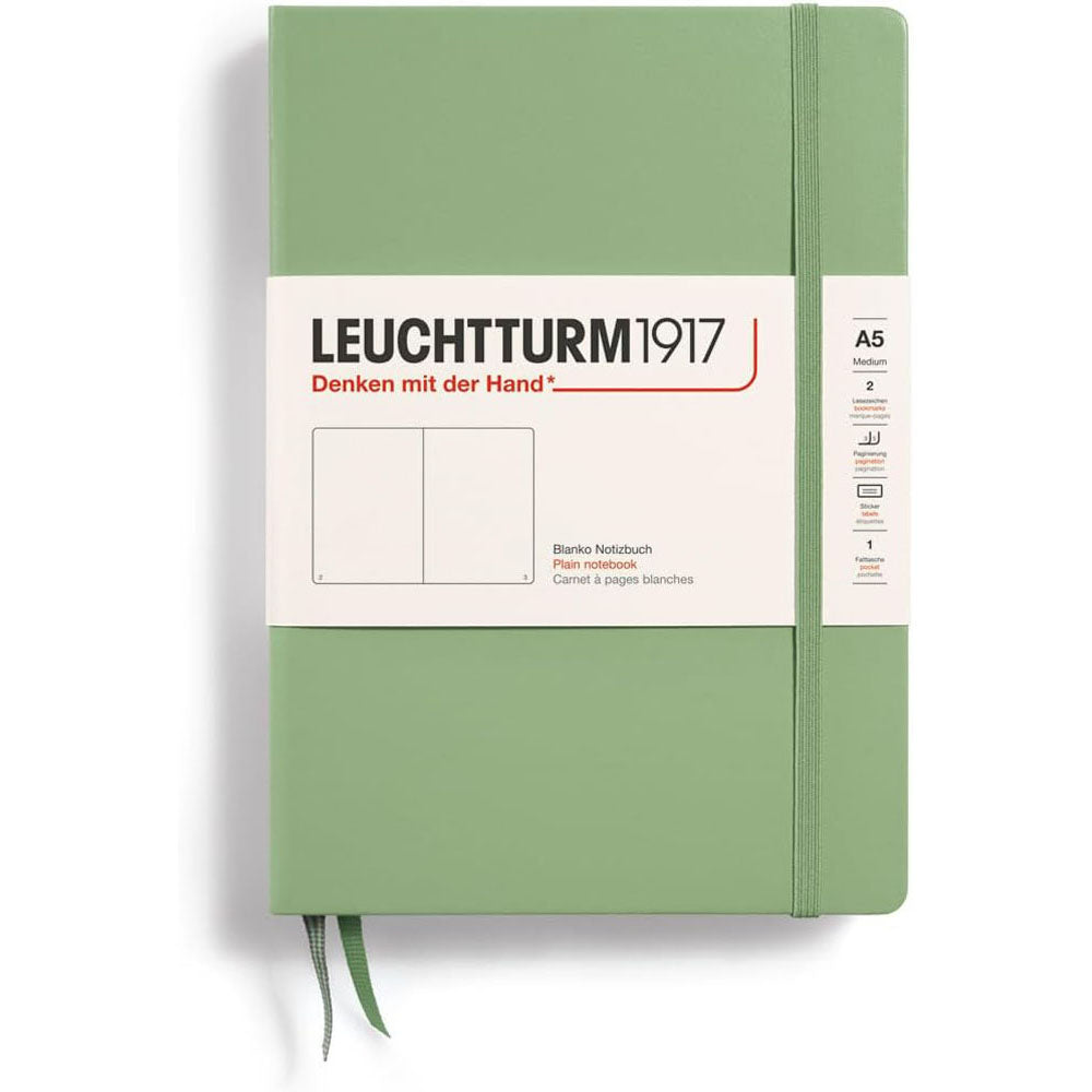 Leuchtturm Hardcover Plain Notebook A5(緑)