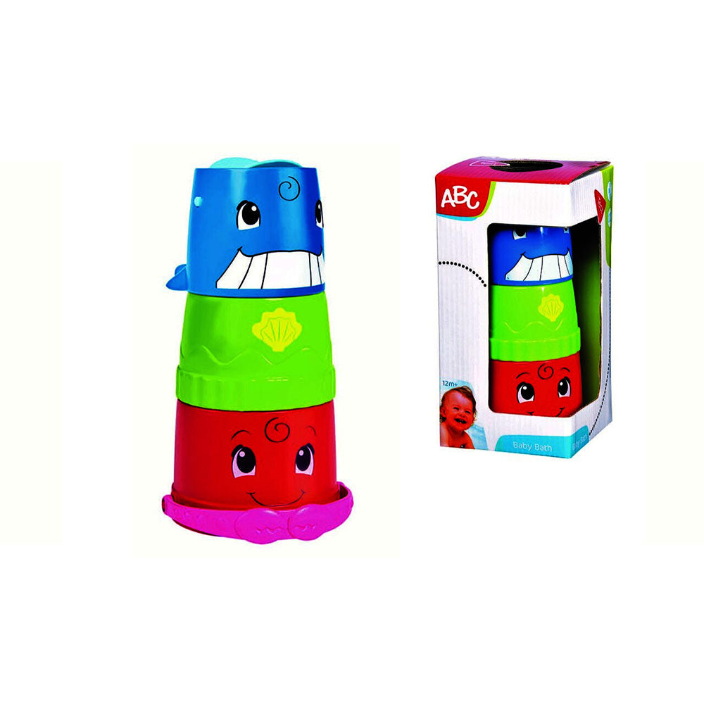 ABC Bucket with Stacking Cups (Pack of 3)