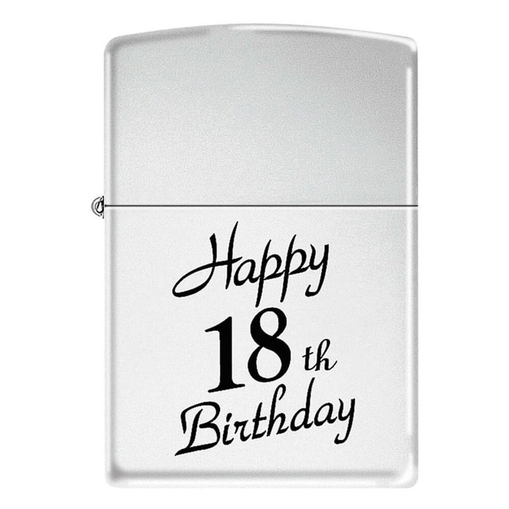 Zippo Birthday Feuerzeug aus hochpoliertem Chrom