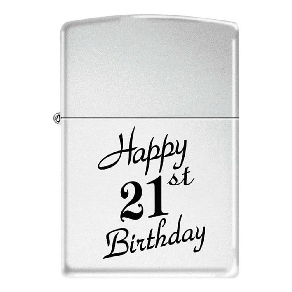 Zippo Birthday Feuerzeug aus hochpoliertem Chrom