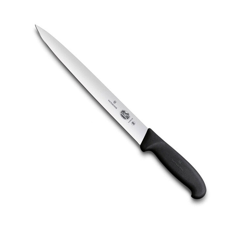 Schneidemesser mit spitzer Spitze Fibrox 25 cm (Schwarz)