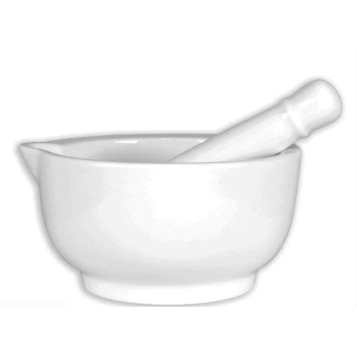 Wilkie New Bone Porcelain Mortar and Pestle