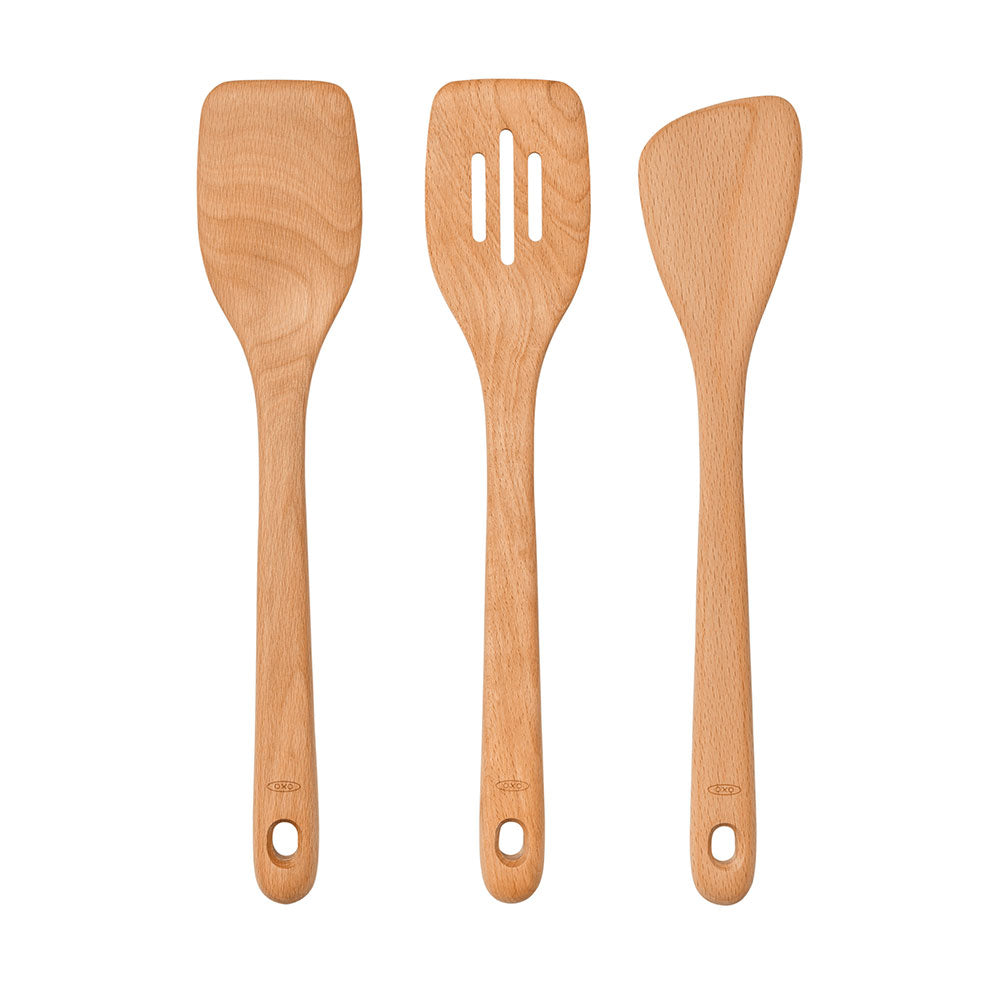 OXO Good Grips Wooden Spoon Turner (Set of 3)