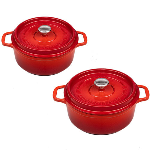 Chasseur Gourmet Round French Oven (Crimson)