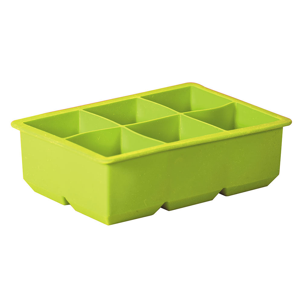 Avanti 6-Cup King Silicone Ice Cube Tray (Green)