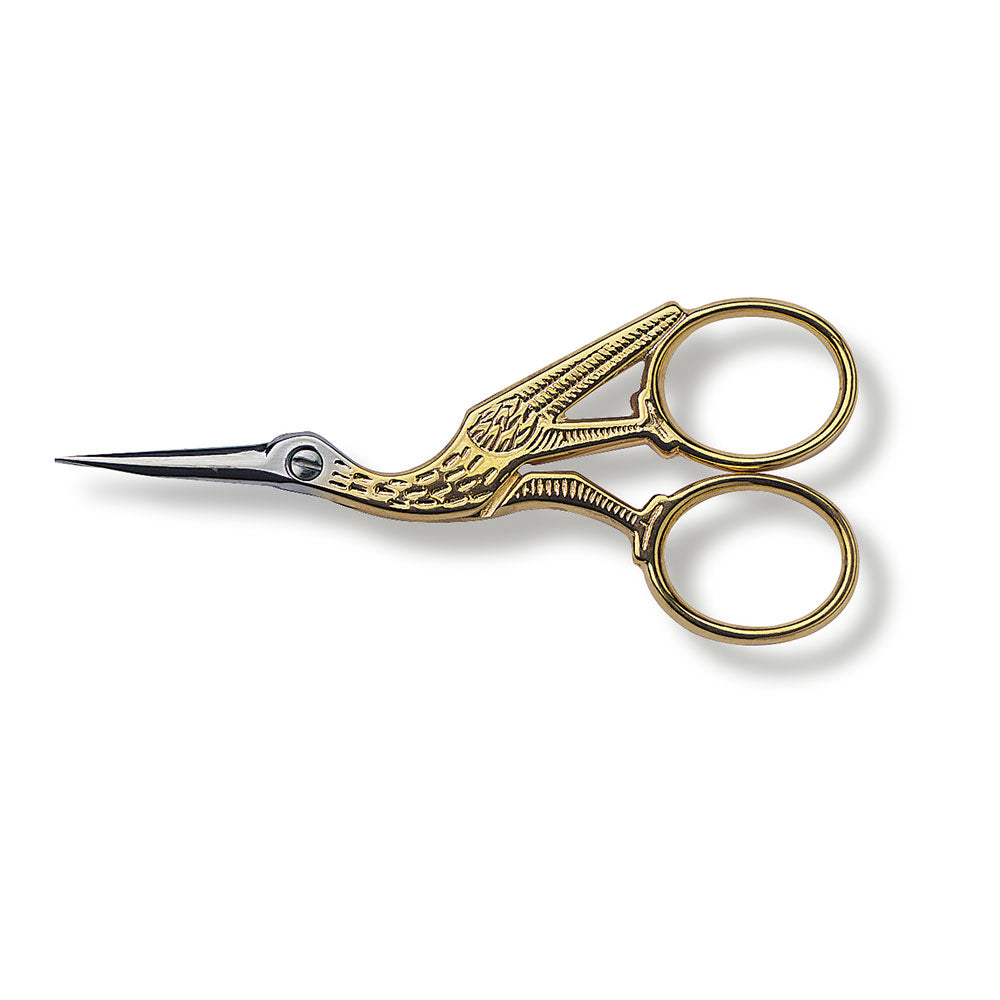 Victorinox Gold-Plated Stork Embroidery Scissors 16cm