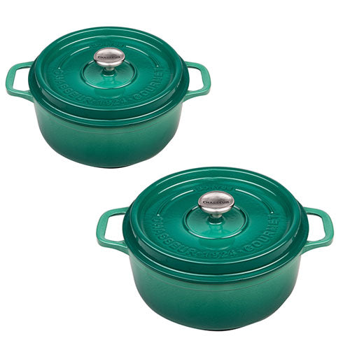 Chasseur Gourmet Round French Oven (Jade)