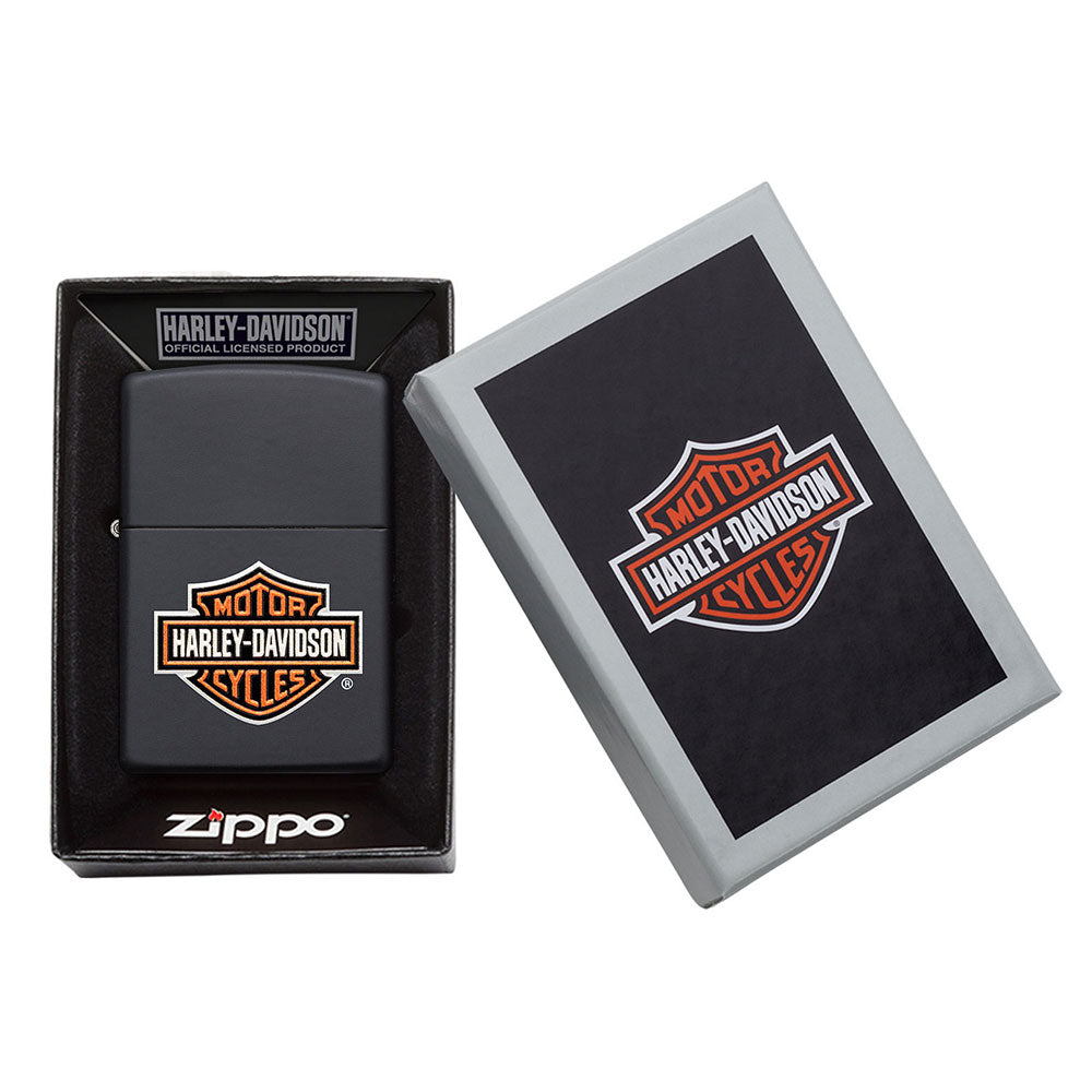 Zippo Harley Davidson Matte Black Lighter