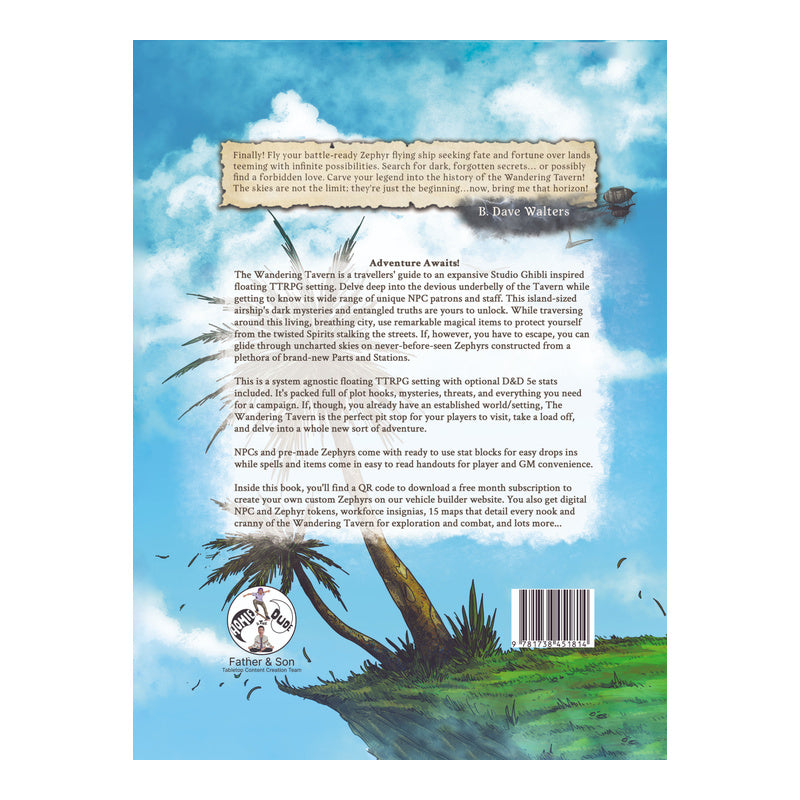 The Wandering Tavern Role Playing Book
