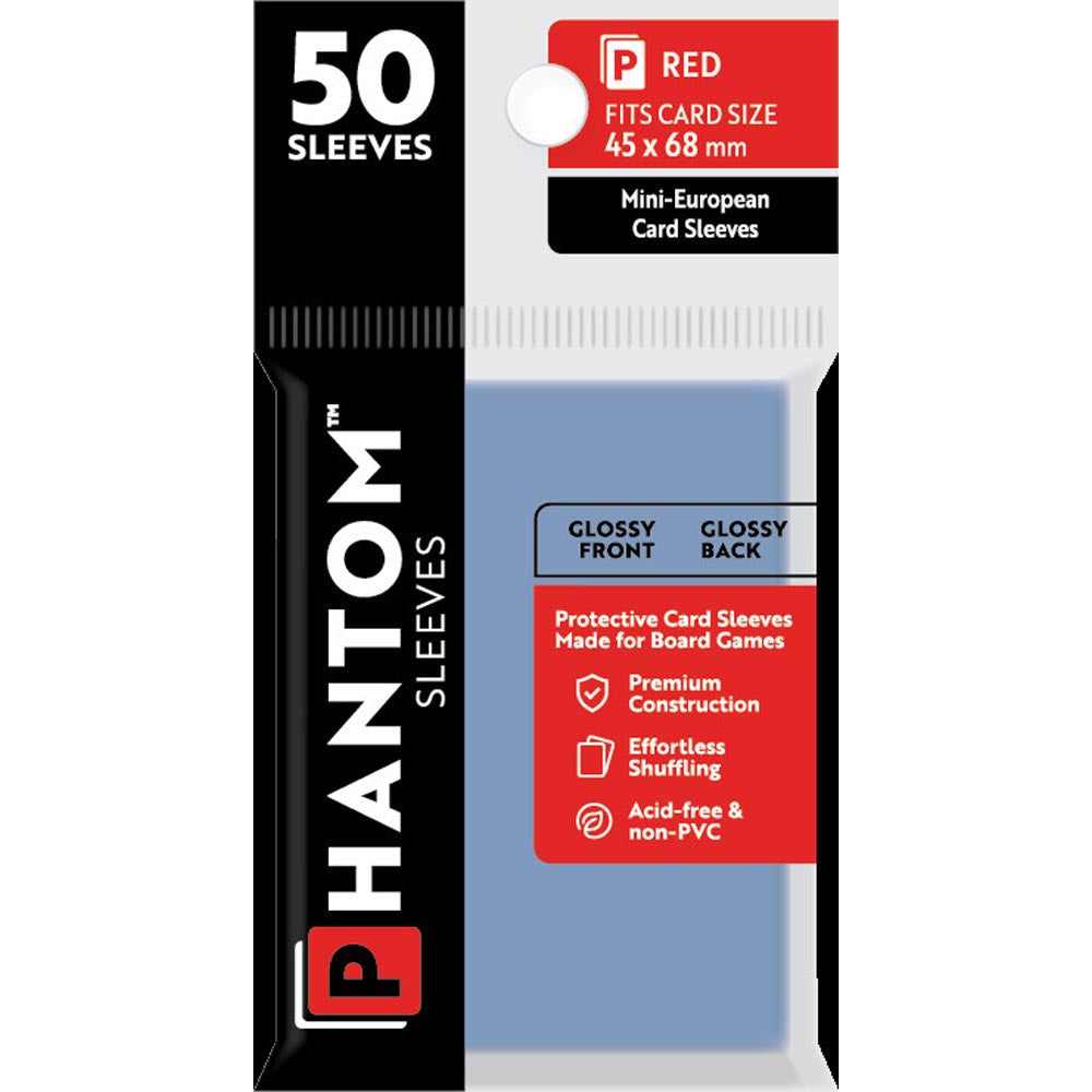 Red Phantom Sleeves 50pcs (45x68mm)