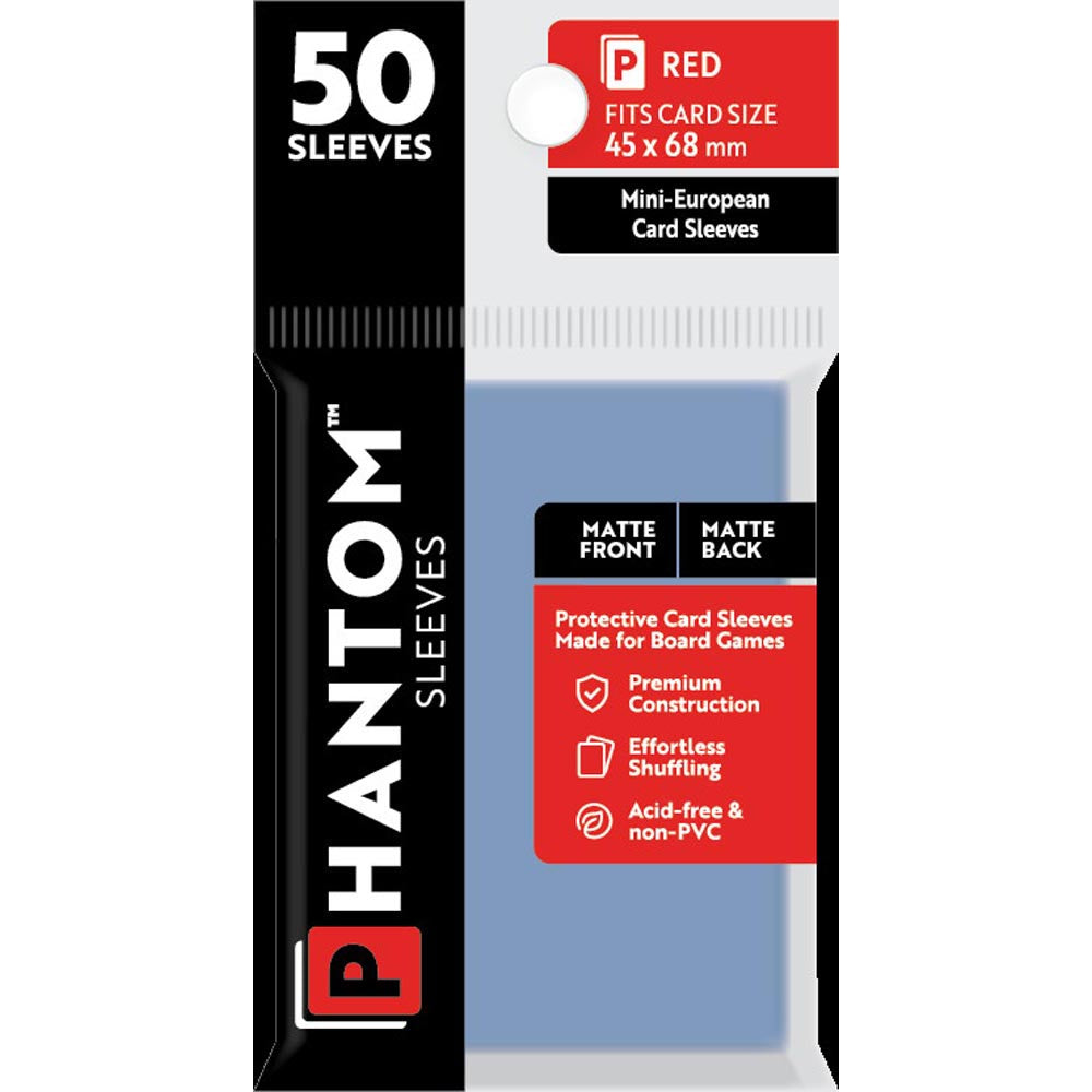 Red Phantom Sleeves 50pcs (45x68mm)