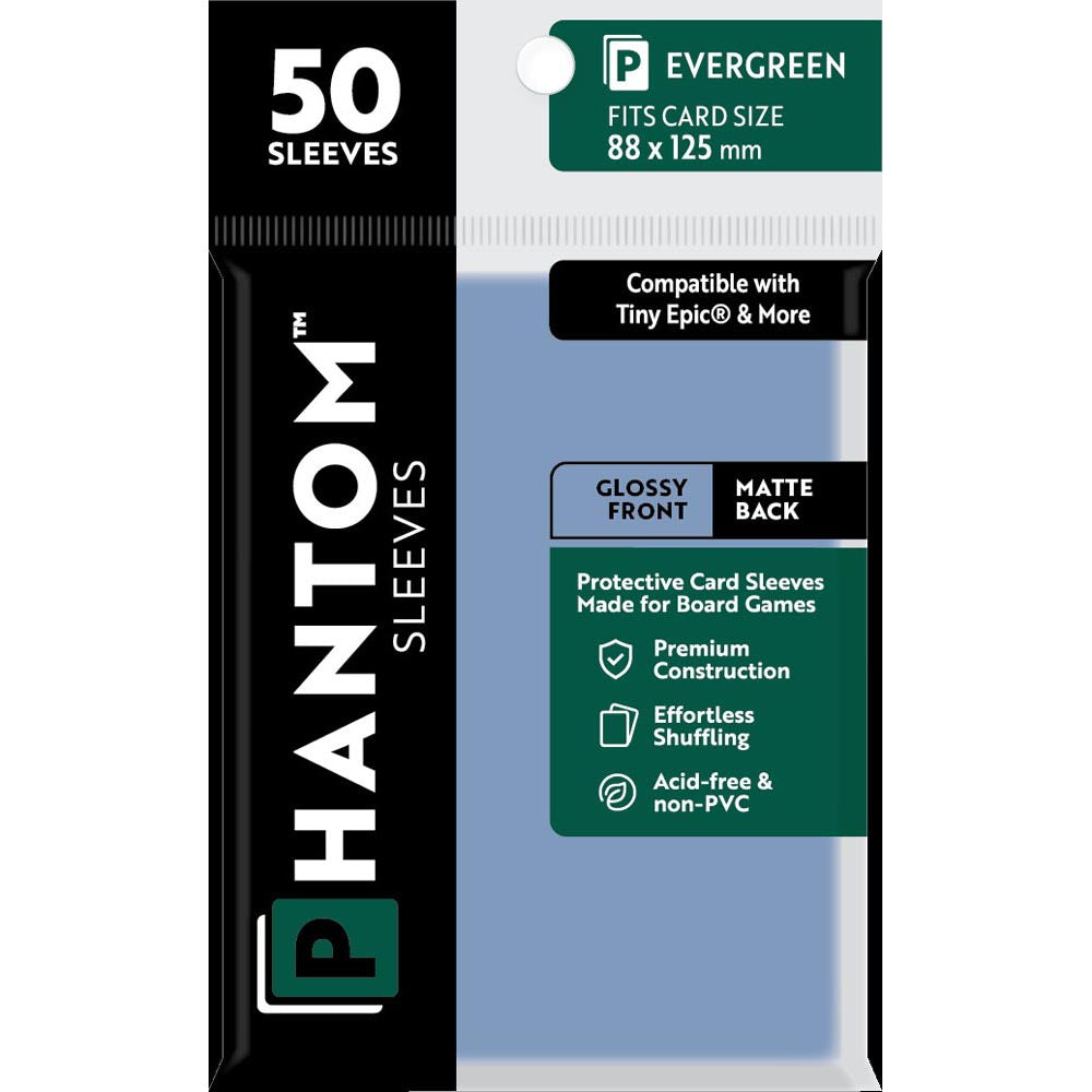 Evergreen Phantom Sleeves 50pcs (88x125mm)