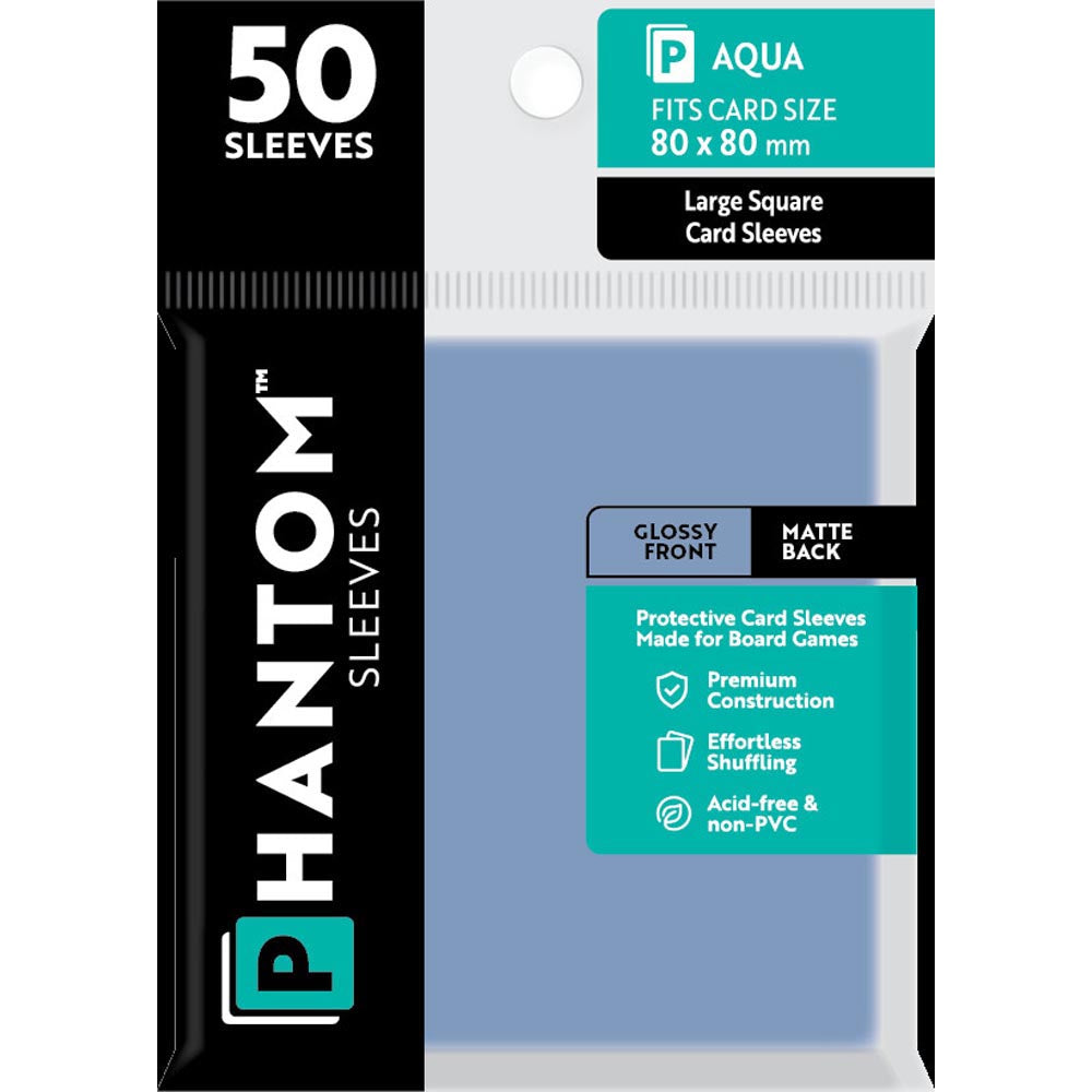 Aqua Phantom Sleeves 50pcs (80x80mm)