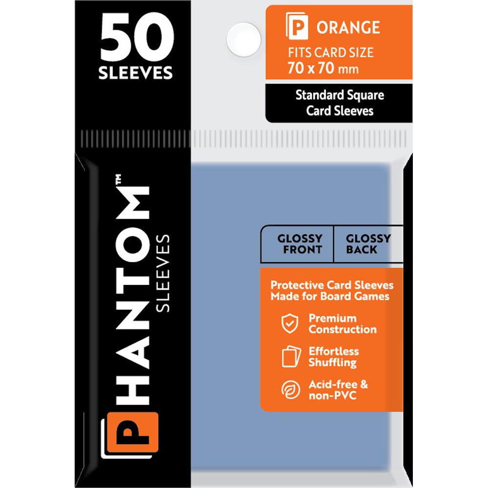 Orange Phantom Sleeves 50pcs (70x70mm)