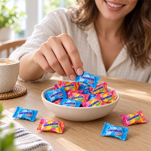 Mentos Pillowpack 540g Bundle Duo (Mint & Fruit)