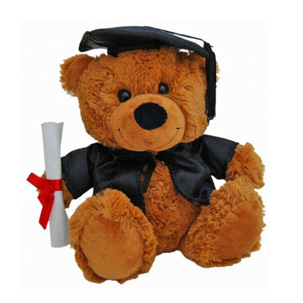 Elka Bear Jelly Graduation Soft Toy (Brown)
