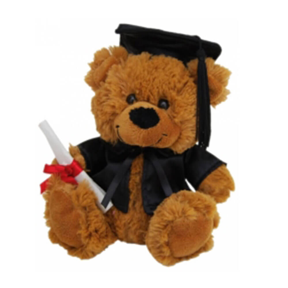 Elka Bear Jelly Graduation Soft Toy (Brown)