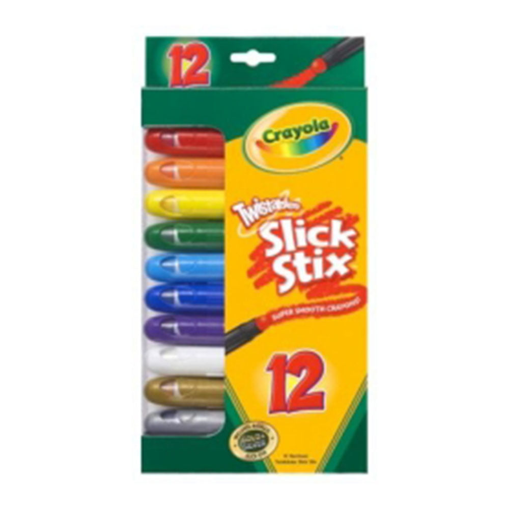 Crayola Twistable Slik Stix Crayons (Pack of 12)