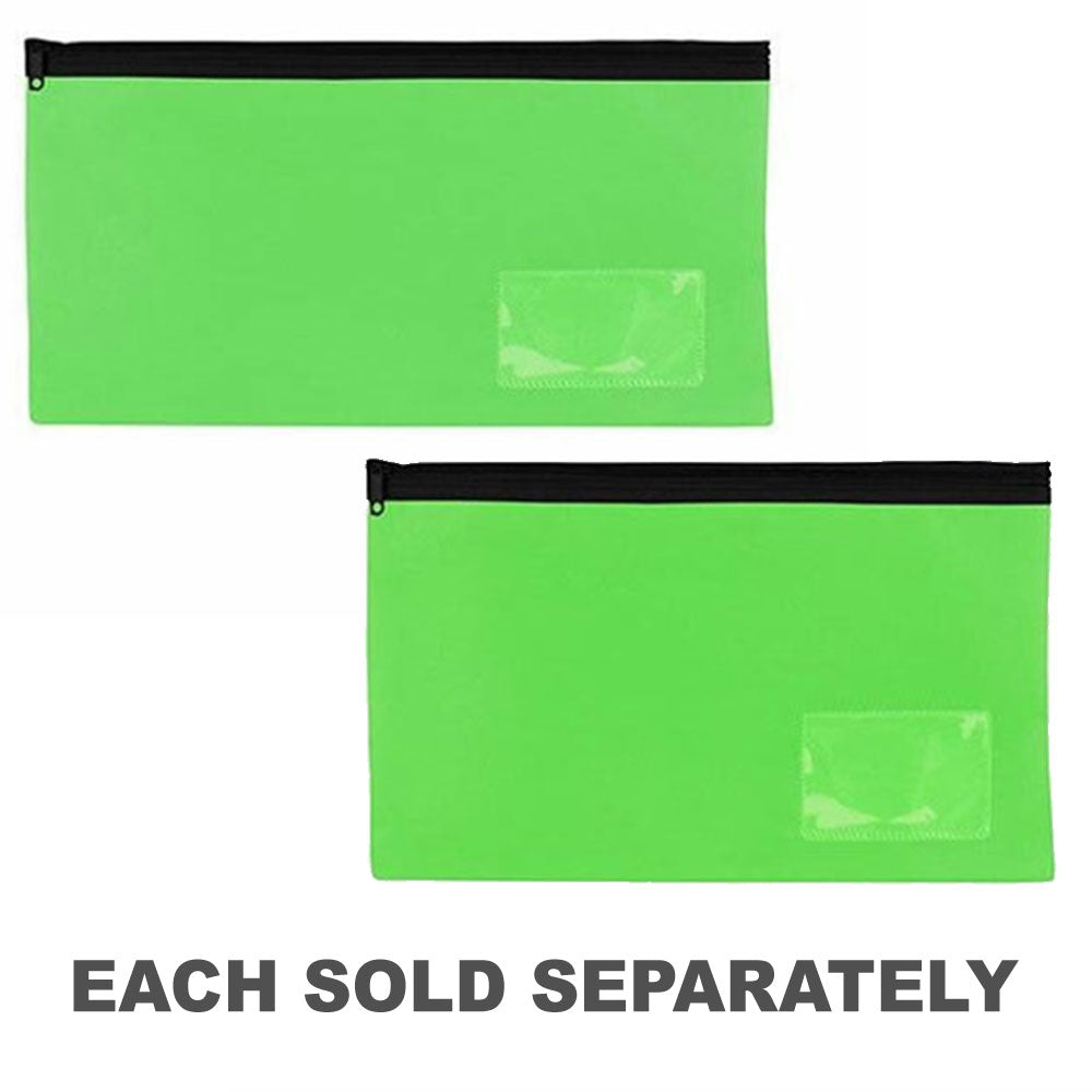 Celco Bright Pencil Case w/ 1 Zip (Lime Green)