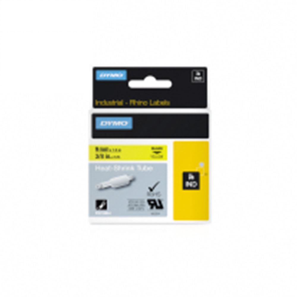 Dymo Rhino Pro Heat Shrink Label Tape 9mm (Yellow)