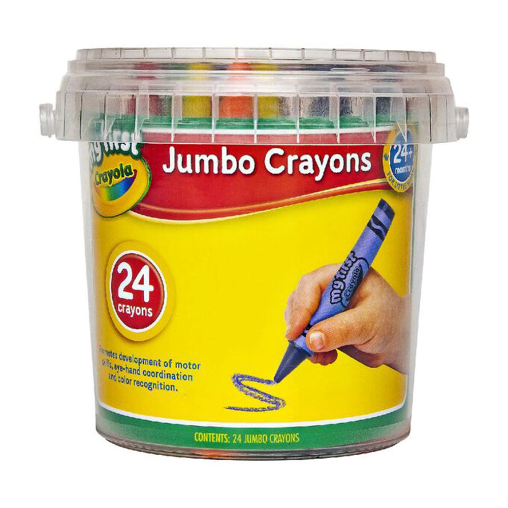 Crayola My First Crayons with Storage Tub (Pack of 24)