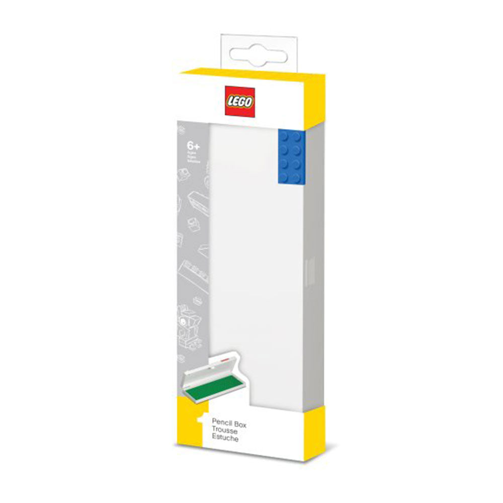 Lego Pencil Box with Buildable Bricks (White)