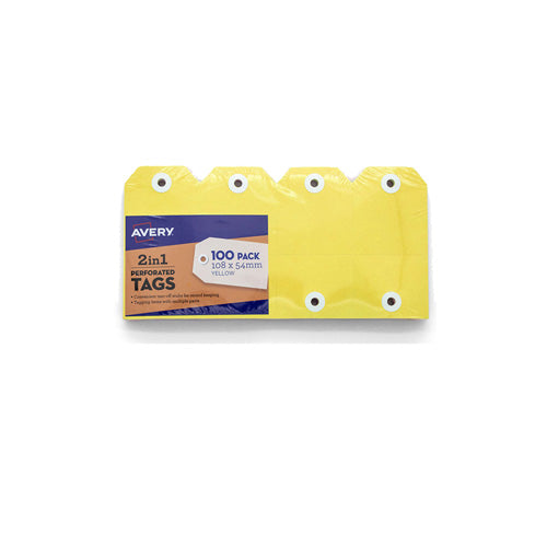 Avery 2-in-1 Kraft Tag (Pack of 100)