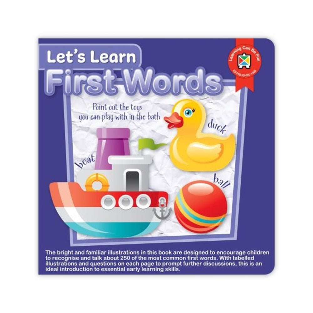 Learning Can Be Fun First Words Board Book