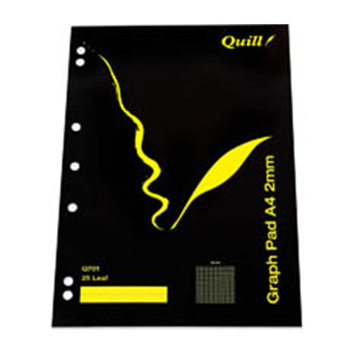 Quill Graph Pads 25pg (A4)