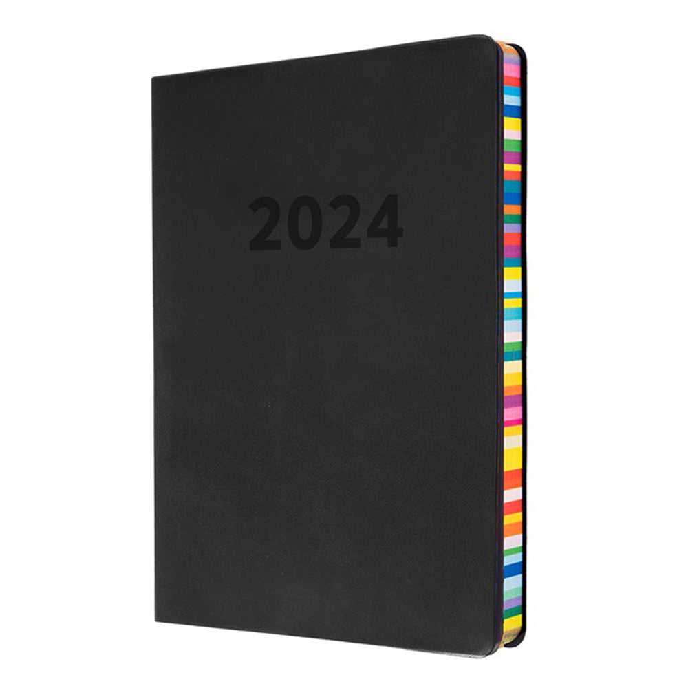 Collins Debden Edge A5 WTV 2024 Diary (Black)