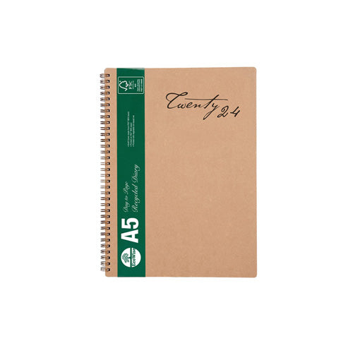 Cumberland Ecowise Kraft A5 2024 Diary