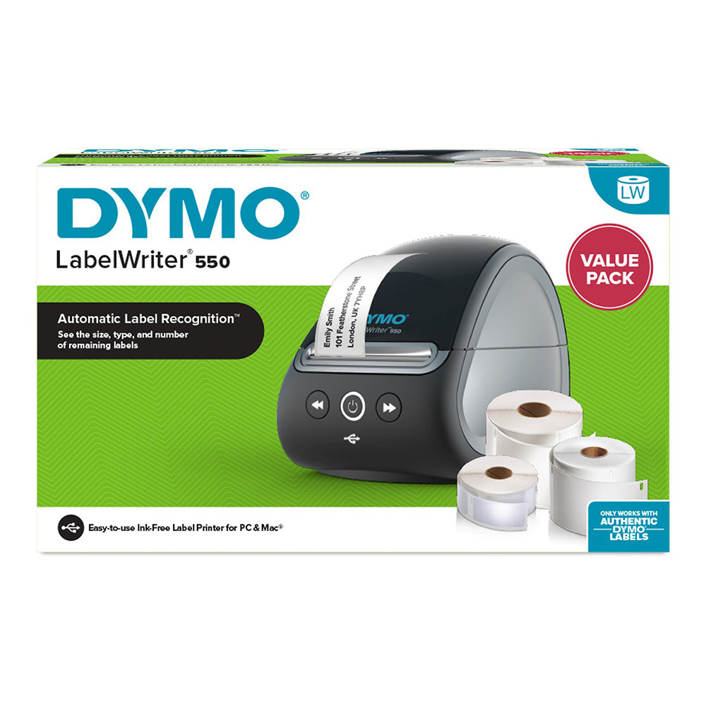 Dymo Labelwriter 550 Label Printer Value Pack