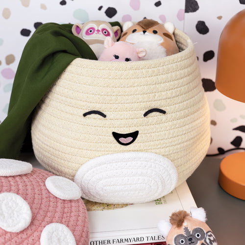 Squishmallows Malcolm Woven Storage Basket