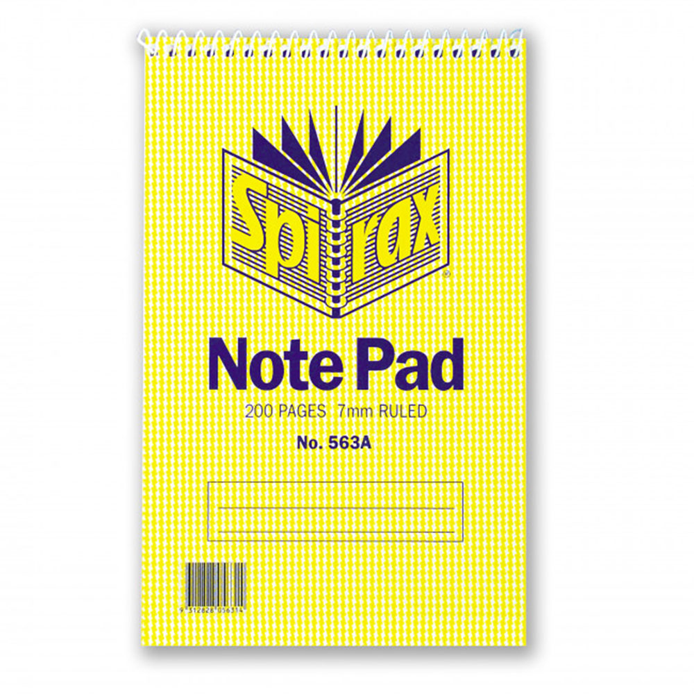 Spirax 200-Page Notebook (200x127mm)