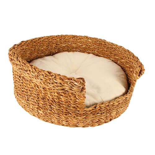 Seagrass Open Pet Bed with Cushion (45x18cm)