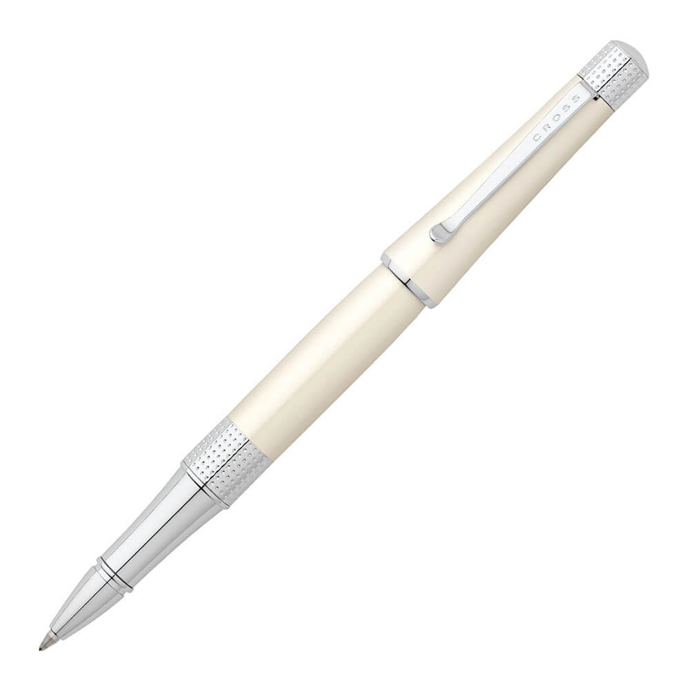 Cross Beverly Rollerball Pen (White/Chrome)