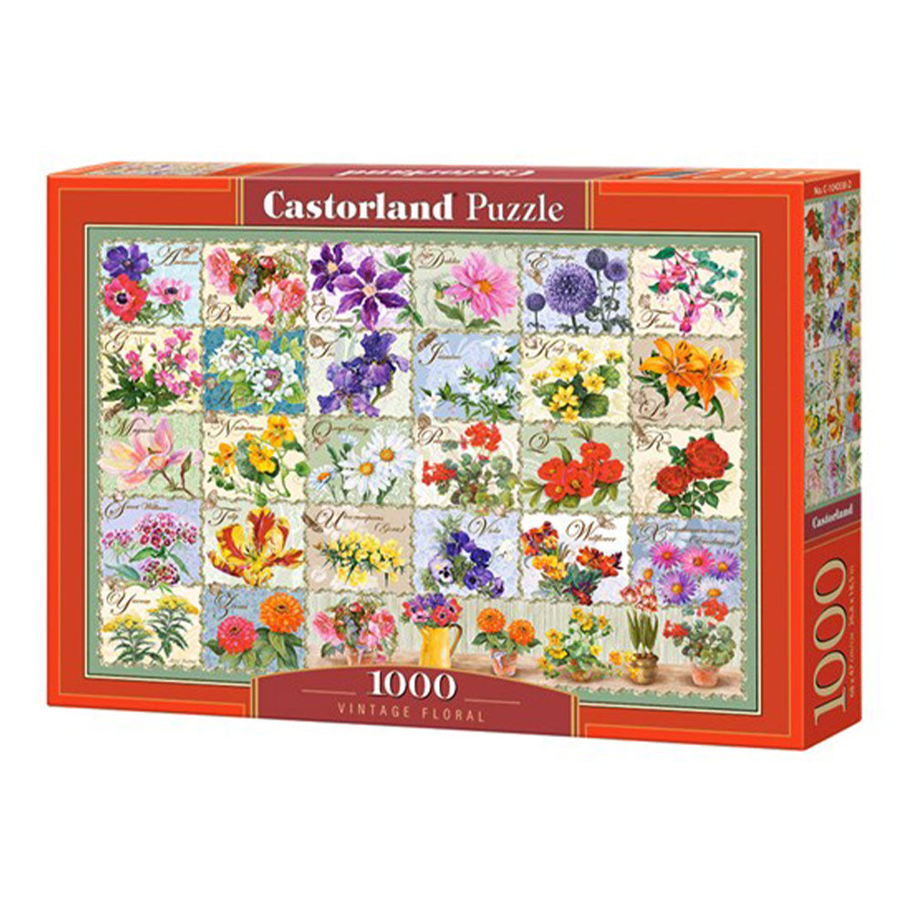 Castorland Vintage Floral Jigsaw Puzzle 1000pcs
