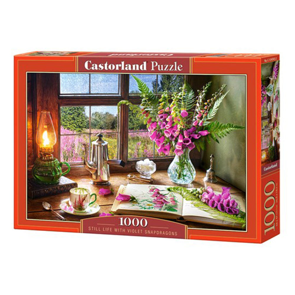 Castorland Still Life With Violet Snapdragons Puzzle 1000pcs