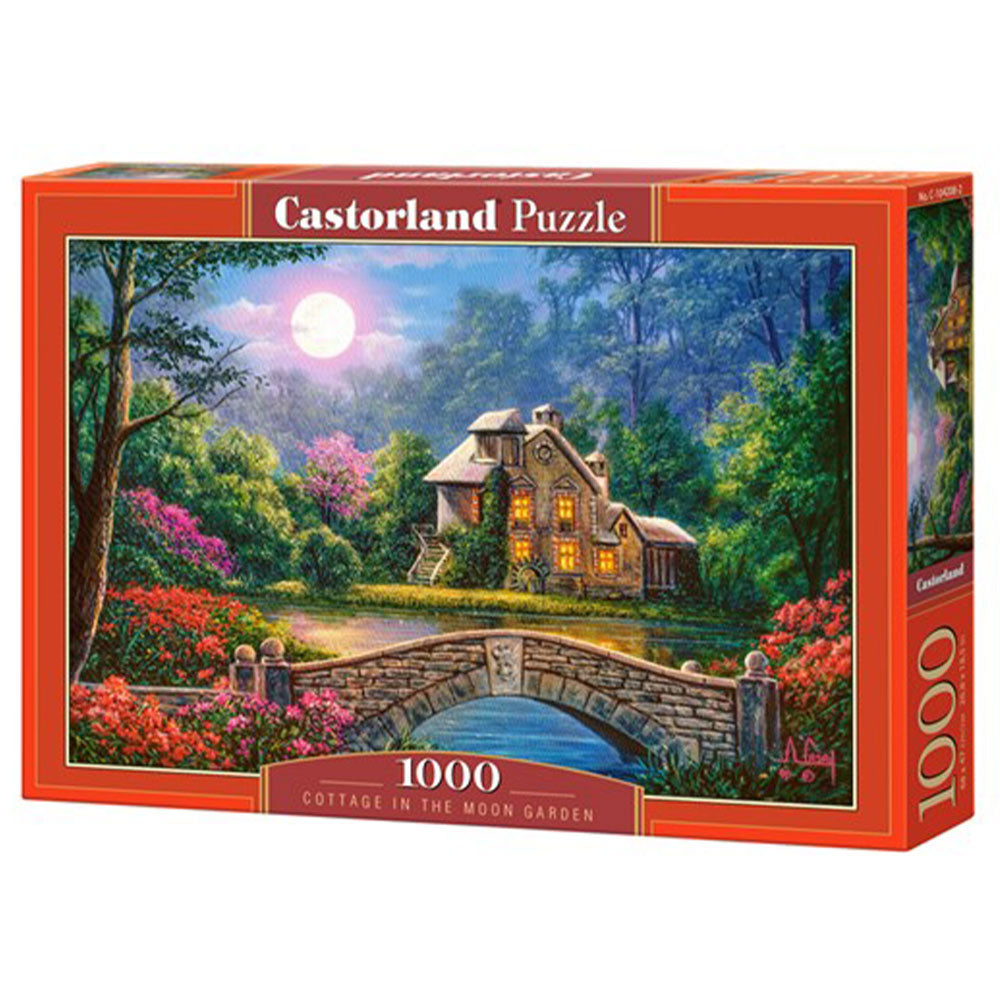 Castorland Cottage in the Moon Garden Jigsaw Puzzle 1000pcs